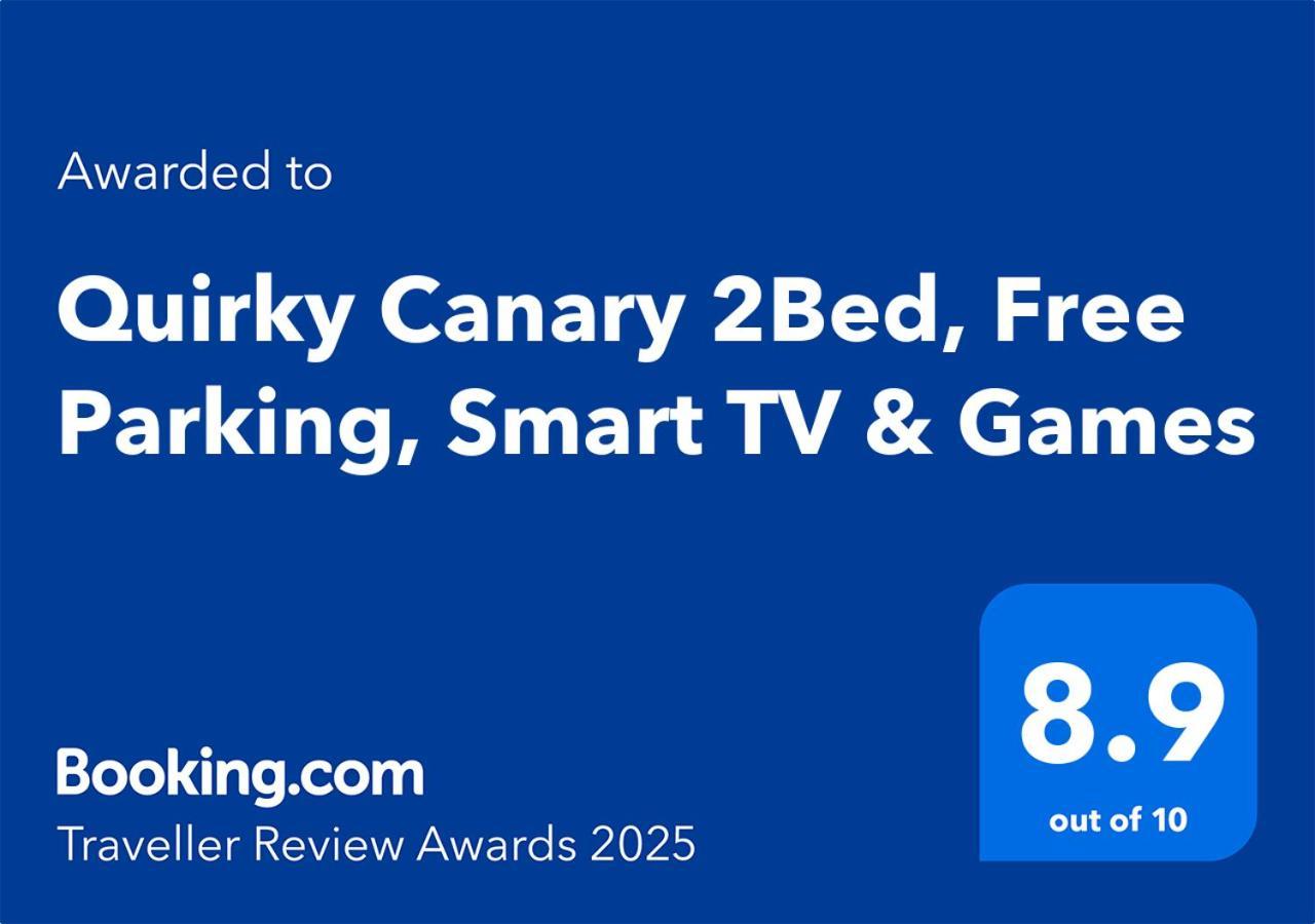 Quirky Canary 2Bed, Free Parking, Smart Tv & Games Londra Dış mekan fotoğraf